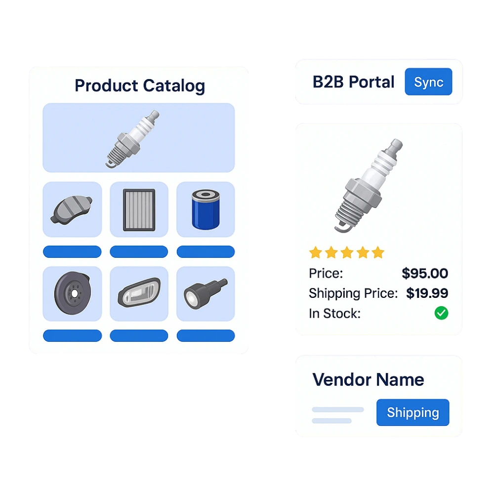 B2B Portal for Auto Parts Industry
