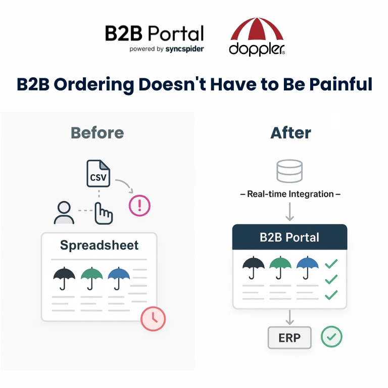 B2B Portal and Doppler Integration Before ann After